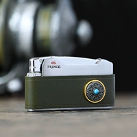 Ретро -зеленая кожаная поворот, поставки