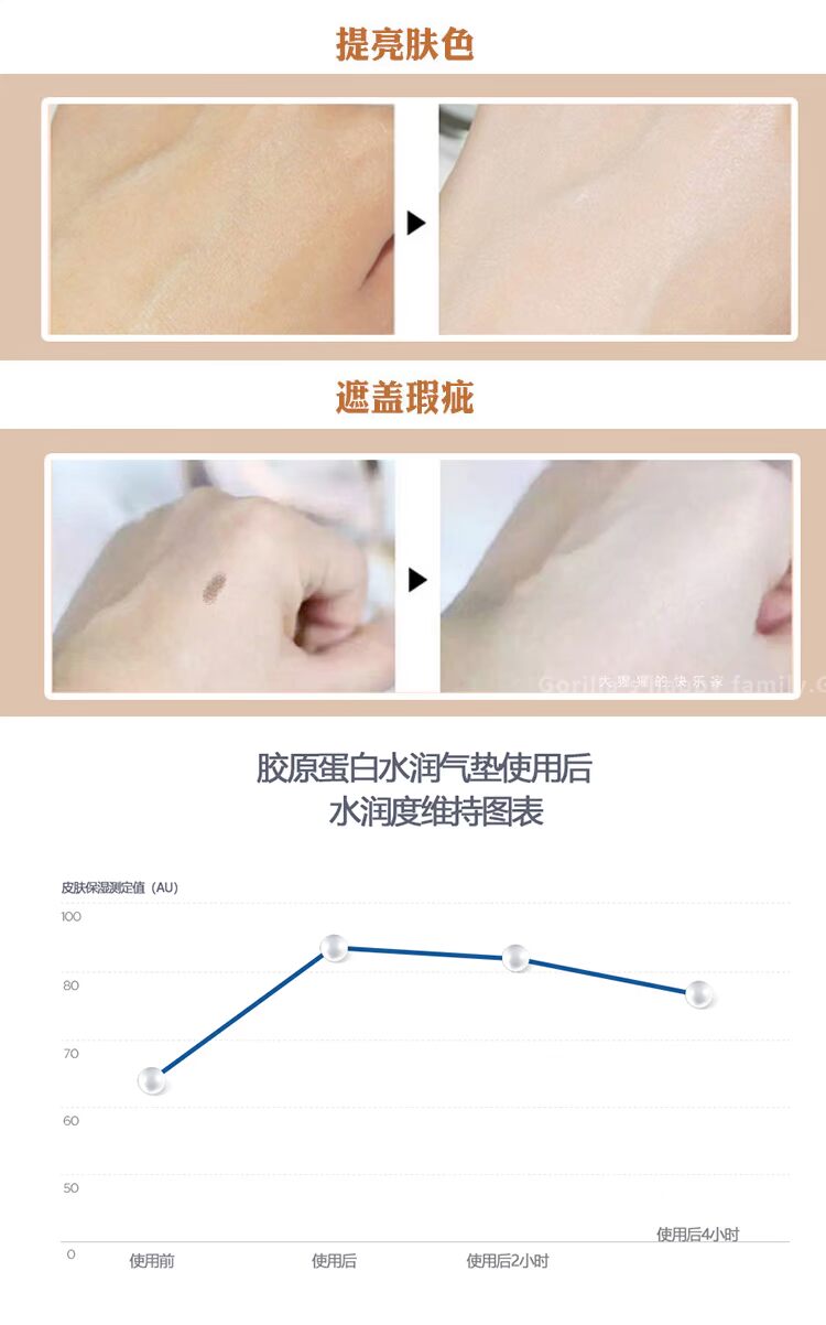 Hàn Quốc klavuu carat cushion BB cream nữ che khuyết điểm lưới đỏ cushion pad pad phổ ẩm giữ ẩm kem nền anessa