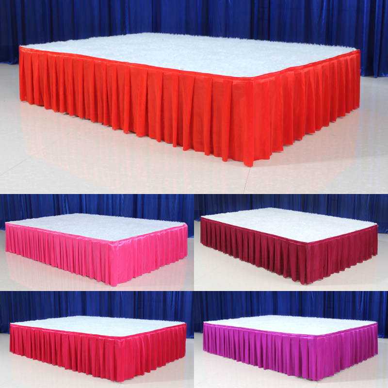 Wedding PropsT Stage Skirt Stage SkirtT Stage Apron Stage Skirt T Stage Surrounding Cloth Table SkirtT Stage Surrounding Table Skirt Table Curtain