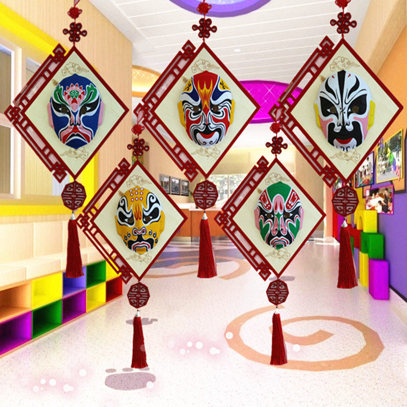 New Year's Ring Chuang Kindergarten Ornaments Air Hanging Ornaments Spring Festival Creative Peking Opera Characters