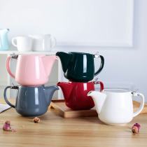 Export ceramic teapot Household large capacity with filter living room Chrysanthemum black tea pot Nordic lead-free pot tea set