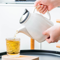 Export ceramic teapot Household large capacity cold water kettle with filter Cold water kettle Hotel restaurant Nordic Kettle