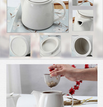 Ceramic cup Teapot lid and Filter accessories