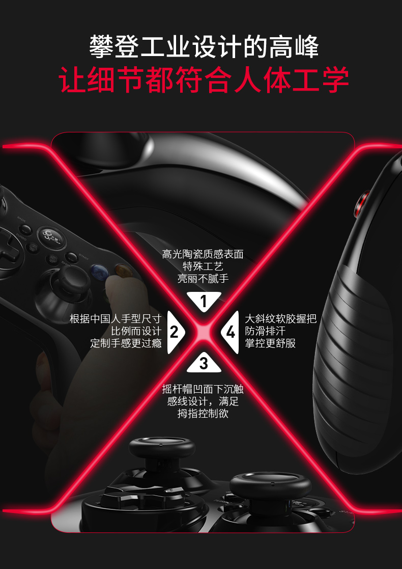 Beitong không dây trò chơi máy tính điều khiển xbox360 ưu tú NBA2K18pc TV usb Android một Ashura 2 sống bóng đá ps rocker hơi nước quái vật săn thế giới FIFAonl4 tay cầm xbox one s