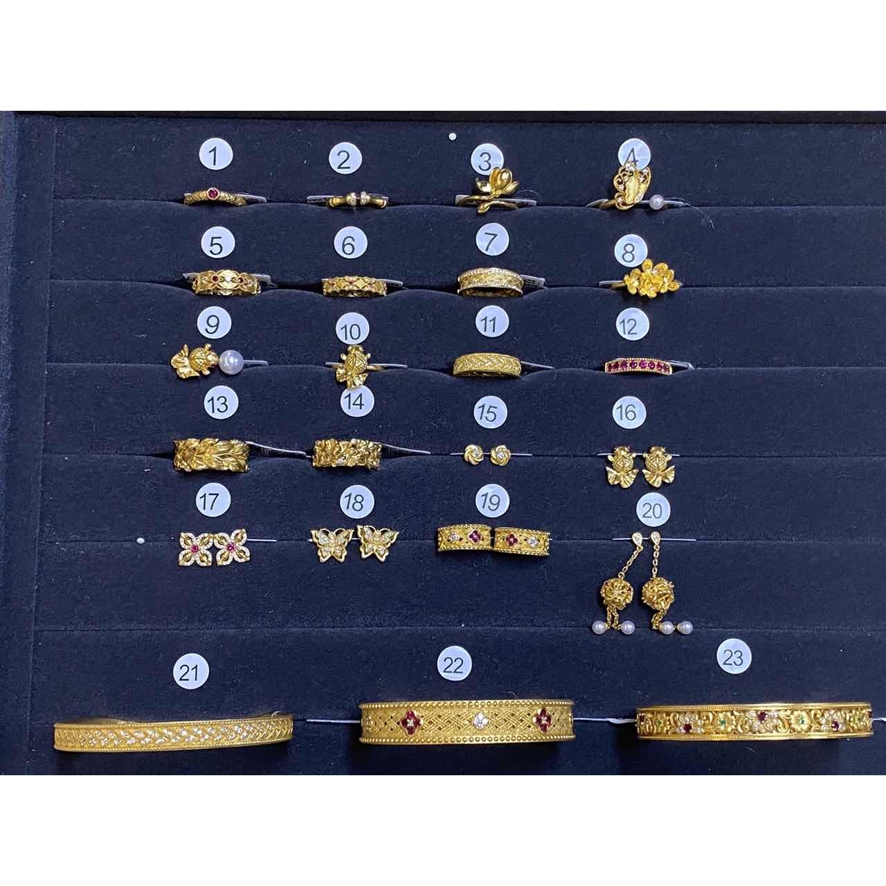 足金首饰1-23号，黄金矿工2月23日精选福利专场🔥-黄金镶钻戒指-淘宝好物网