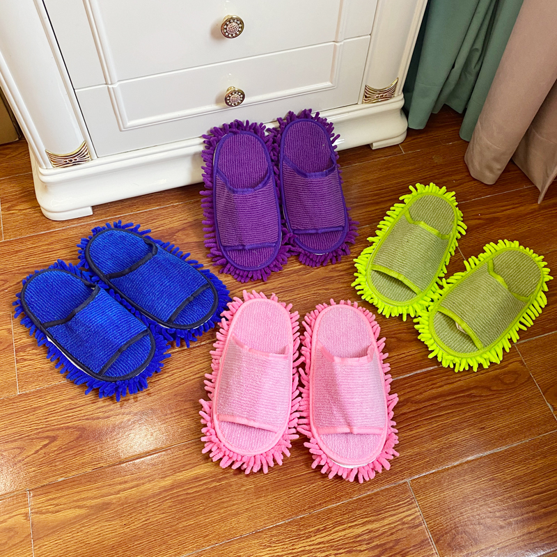 Kitchen Sloth With Tug Shoe Cover Home Wood Floor Scrub Cleaning Mop Cleaning Mopping Slippers Slippers Can be dismantled and washed