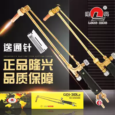 Longxing G01-30 100 300 type oxygen acetylene propane shooting suction torch All copper industrial grade cutting gun cutting handle