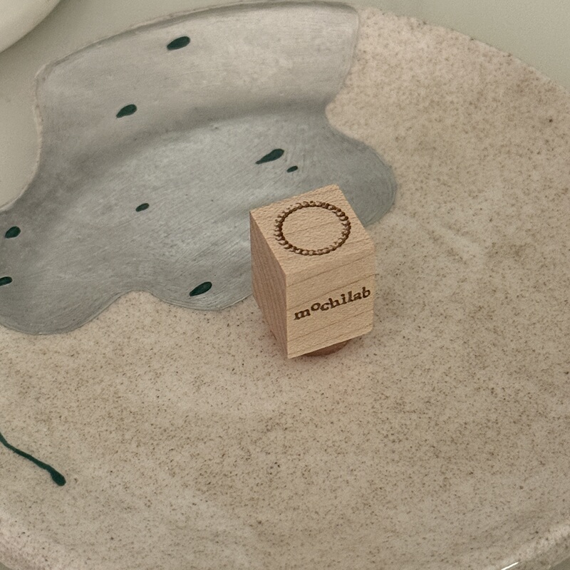 Mochi Production Studio｜Basic Small Object Graphic Series Mini Maple Resin Stamp