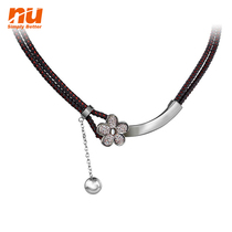 nu titanium germanium far infrared negative ion energy balance necklace men and women waterproof pendant collar gift