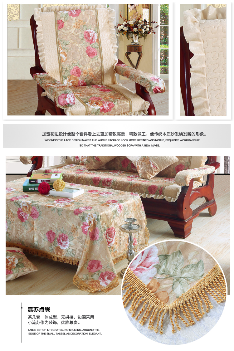 Bọt biển dày tùy chỉnh màu đỏ rắn sofa gỗ đệm với tựa lưng ghế liên bang sofa gỗ đệm mùa xuân và mùa thu ghế đệm mùa đông tấm trải ghế sofa
