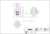 Injection mold design of hose connector parts with CAD drawings and instructions