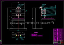 Wheeled CNC welding machine design CAD drawing mechanical drawing design