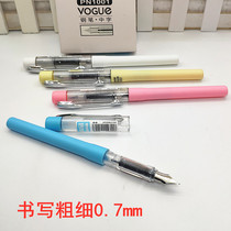 0 7mm primary and secondary school students writing pens for adult office ink pens for male and female beginners to practice calligraphy with candy color
