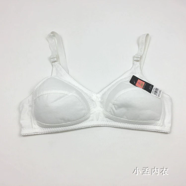 Mua 3 tặng 1 miễn phí trung niên áo ngực mùa hè phần mỏng đồ lót vải cũ không có vòng thép không sponge bra b cup áo ngực không gọng