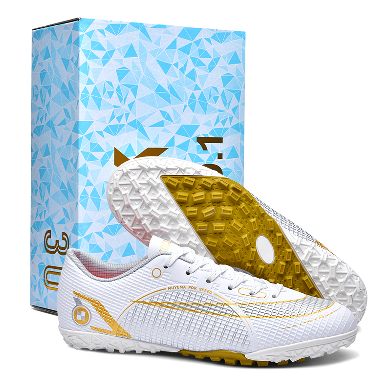 China DiC Rosting guest football shoes Men's Messi Falcons AG Long nails Adult students Children TF Crushed Nails