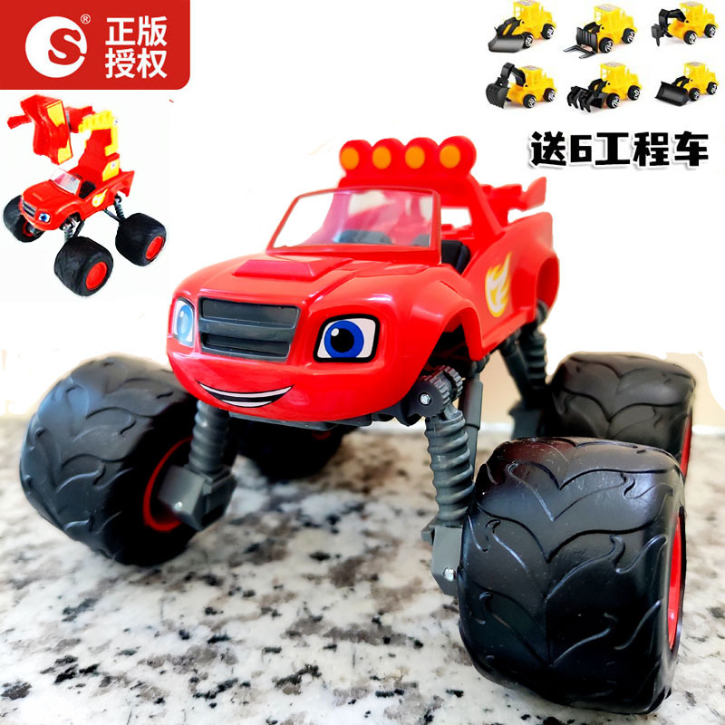 Authentic Speedy Cyclone Racing Team Speedy Car Toy Transforming Robot Alloy Large Monster Racing Car for Boys