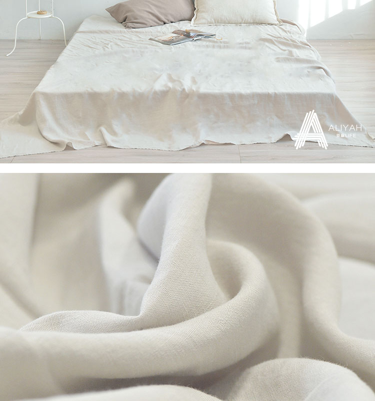 Mùa hè Pháp linen giường đơn giản linen sheets ba mảnh 1.5 m sheets một mảnh sinh viên mưa sương gai 2 m