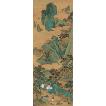 Qiu Ying Taoyuan Wonderland figure 67x175cm Ming and Qing Dynasties Ancient paintings Printed rice paper painting core Unfixed Chinese paintings Famous paintings