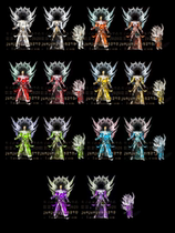 (Legendary page Cruise Game Material) Equipped with weapons clothes retro) 7 sets of custom Lightning BMP formats