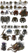 (Legendary page Cruise Game Material) Monster) Pet Class) Retro Monsters Full Set 1 Episode 1 Sequence Frames