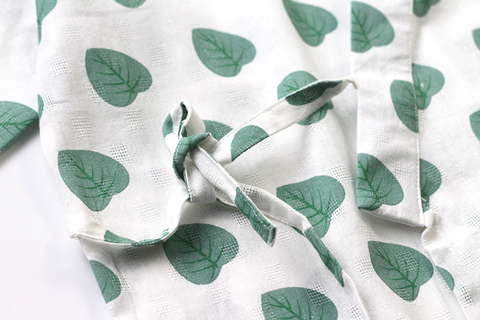 Bộ đồ ngủ cotton Nhật Bản mềm mại dễ thương rời khỏi váy ngủ và áo choàng kimono áo choàng gió dịch vụ nhà đồ ngủ xuyên thấu