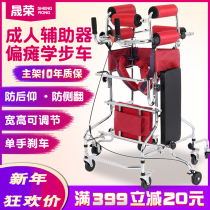 Elderly walker Stroke hemiplegia rehabilitation training equipment Adult walker auxiliary lower limb walking road stand