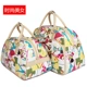Túi du lịch xách tay PU da chống thấm dung lượng lớn nữ duffel túi kinh doanh du lịch lên máy bay tui du lich the thao