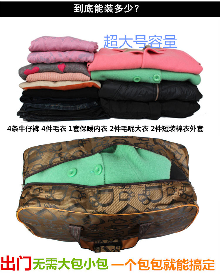 Đặc biệt hàng ngày túi du lịch chống nước dung lượng lớn Phiên bản Hàn Quốc của túi hành lý túi xách nam và nữ túi kéo du lịch