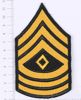 DIY U.S. Army Armband Second Sergeant Armband Cloth Sticker Velcro Back Adhesive