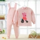 Mùa đông trẻ em khai thác phù hợp với đồ lót cotton mở quần bảo vệ bụng bảo vệ lưng dày ba lớp quần ấm