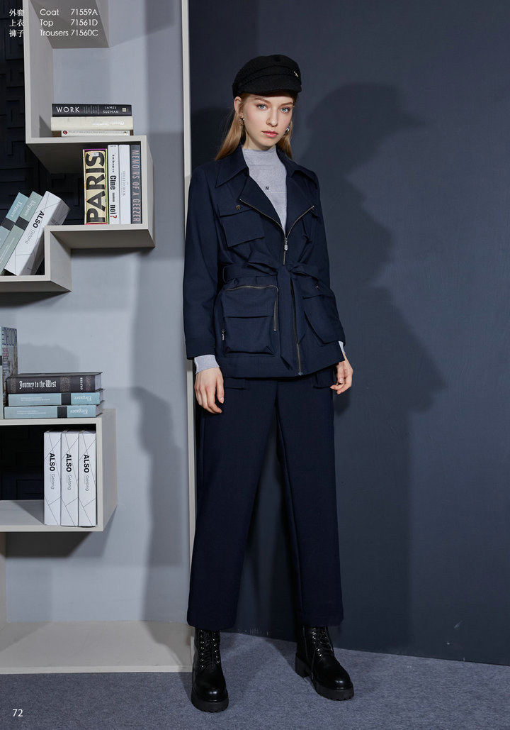 CANDACE Hong * female autumn and winter counter women's clothing 71559A casual all-match short coat 2780