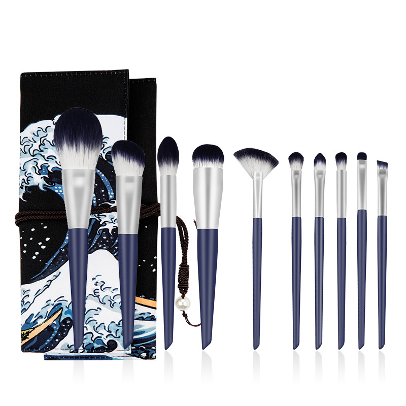 Behai Chaosheng Makeup Brush Sets Group Cang Canton Beginners Full Set Makeup Soft Hair Powder Bottom Eyewear Photobrush Lantis