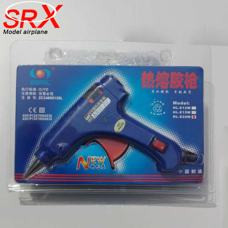 Model aircraft repair glue gun fixed wing outfield household tools 12V outdoor hot melt glue gun glue stick