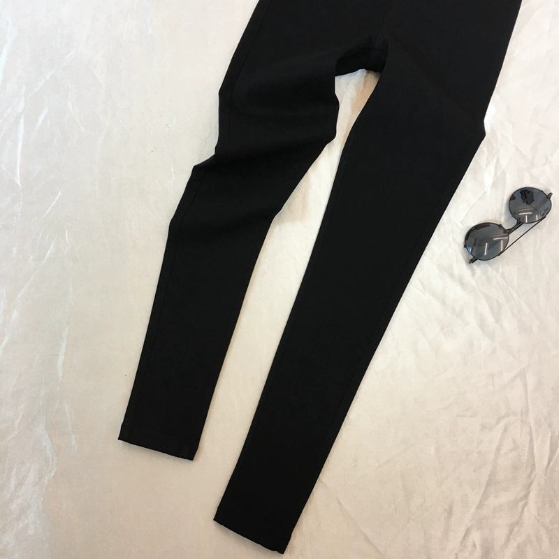 2018 thu mới thun cao eo thon dây kéo thon gọn bó sát quần jeans nữ legging quần âu quần baggy kaki nữ