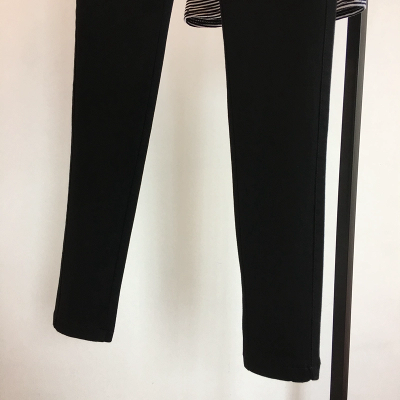 2018 thu mới thun cao eo thon dây kéo thon gọn bó sát quần jeans nữ legging quần âu quần baggy kaki nữ