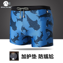 Lower Water Speed Dry Spa Mens Swimming Pants Anti Embarrassment Loose Swimsuit Seaside Swimming Pants Holiday Sport Swimming Trunks