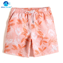 Cover Wave Speed Dry Loose Beach Pants Seaside Seaside 50% Vacation Sport Men Shorts Casual 50% Pants Tide Cards