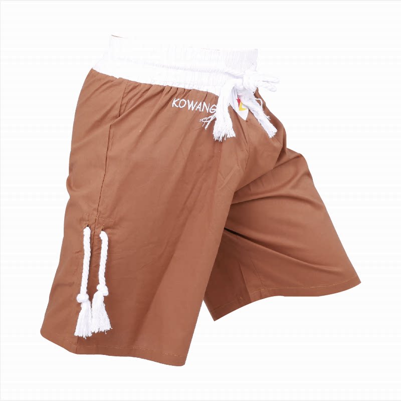 Hot Pins Embroidered Pure Cotton Gutai Boxing Shorts Light Comfort Wear and abrasion resistant Thai Thai Boxing Ornament men and women customizable