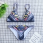 Châu Âu và Hoa Kỳ gợi cảm bikini ngực nhỏ tam giác bikini áo tắm nữ ngực lớn tập hợp bikini ba điểm nóng bỏng bikini 2 mảnh màu đỏ