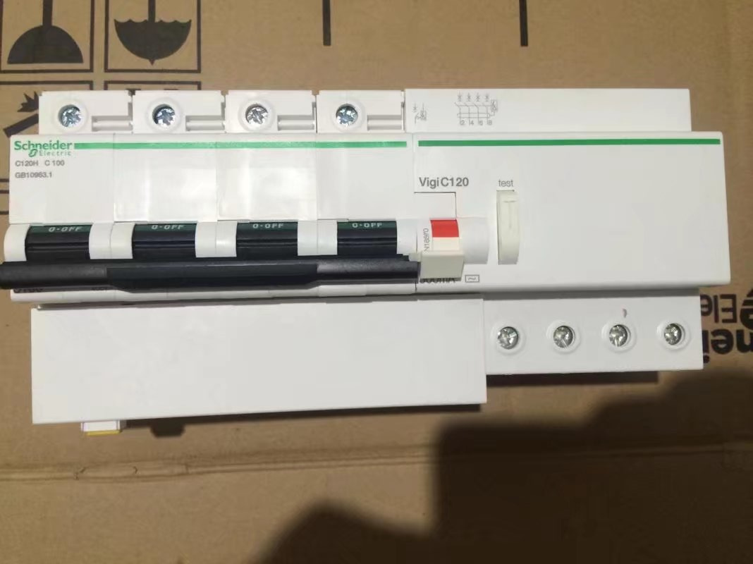 Schneider circuit breaker 380V with leakage protector three-phase four-wire 30MA leakage protection 4P100A VIGIC120h