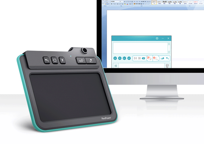 Планшет penpower/蒙恬 电纸笔手写板绘图板涂鸦留言签名板日语繁体香港字