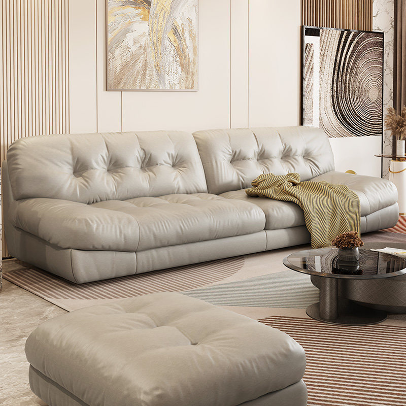 Tech cloth sofa baxter Lazy Wind Free to wash light extravagant style sofa Small family type Fancy Duvet Cloud sofa