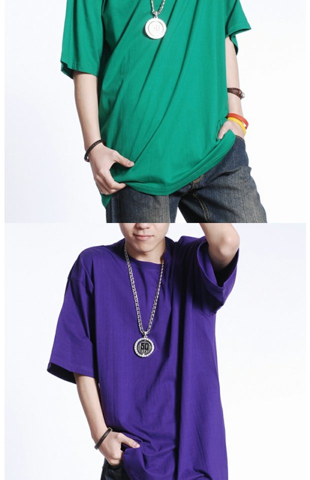 Áo thun đỏ lớn size rộng hip hop đường phố ngắn tay áo hiphop nam và nữ đường phố cotton nhảy nửa áo thun Mẫu áo phông nam đẹp 2019