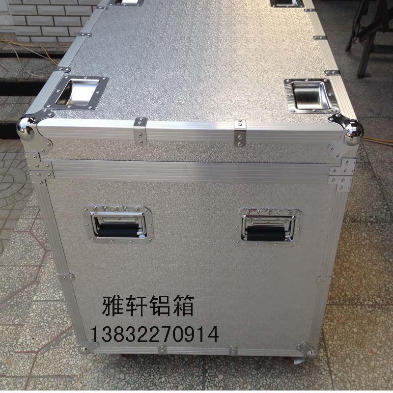 Aluminum Box Set Make Aluminum Alloy Toolbox Pull-Lever Box Suitcases Shockproof Instruments Box Password Box Airbox Customize