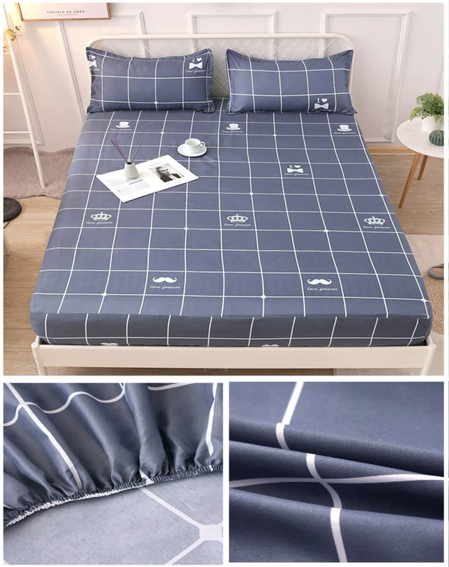 Giường tỷ tỷ Đĩa đơn Simmons trải giường bảo vệ nệm phủ nệm bụi 1.8m1.5m Ga phủ giường