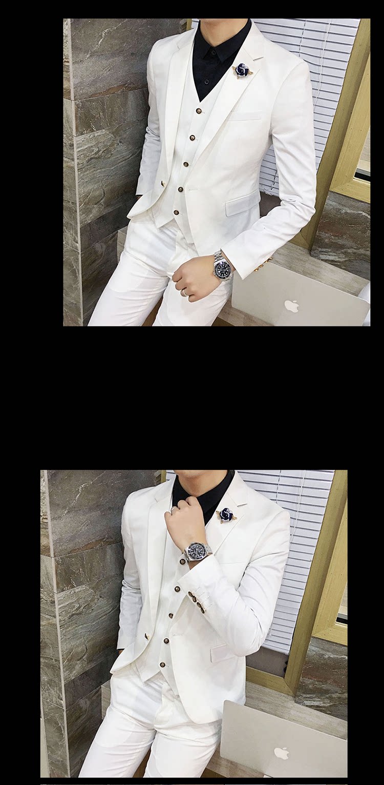 Costume homme en coton pour automne - Ref 1554651 Image 24