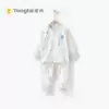 Tongtai autumn new baby clothes stand collar underwear set 3-18 months old male and female baby cotton two-piece set