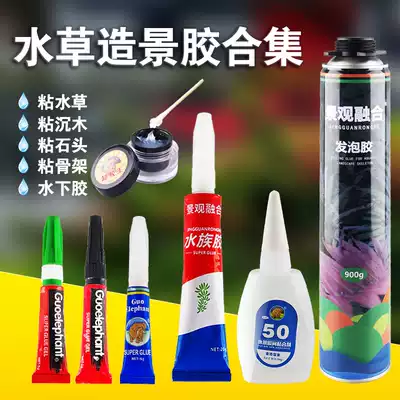 Moss aquatic grass glue National elephant skeleton sinking wood stone Coral Special Moss aquarium fish tank grass tank underwater landscaping