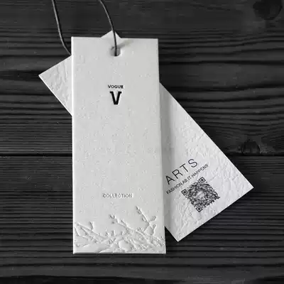 Hang tag custom clothing tag design special paper tag spot custom-made women's clothes tag custom