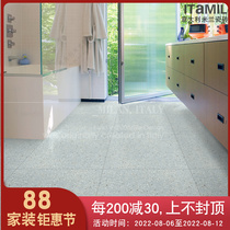 Morning fog microblue toilet grinded tiles kitchen wall tiles Nordic brick minimal modern pink floor tile 600